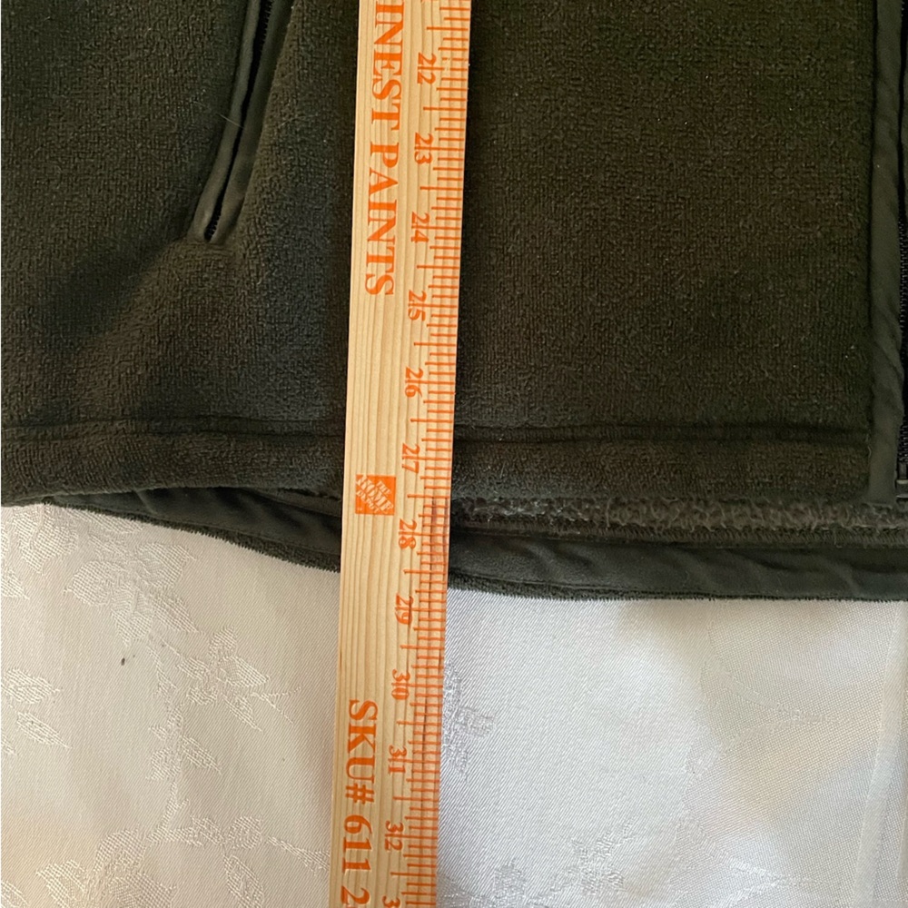 Vintage LL BEAN Mens Fleece Jacket XL Full Zip Hunter Green Outdoors Hiking - Picture 10 of 11